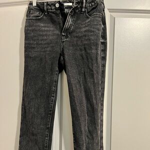 Pacsun size 24 black high waisted mom jeans